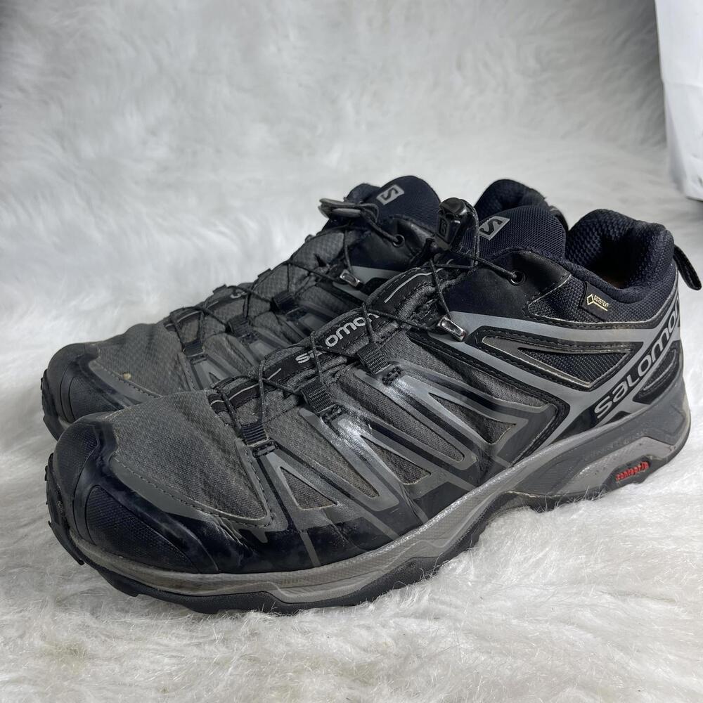 Salomon X Ultra Gortex Men's Trail Hiking Shoes Gray/Black Tactical size 11